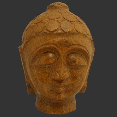 Buddha Kopf aus Sandstein
