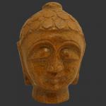 Buddha Kopf aus Sandstein
